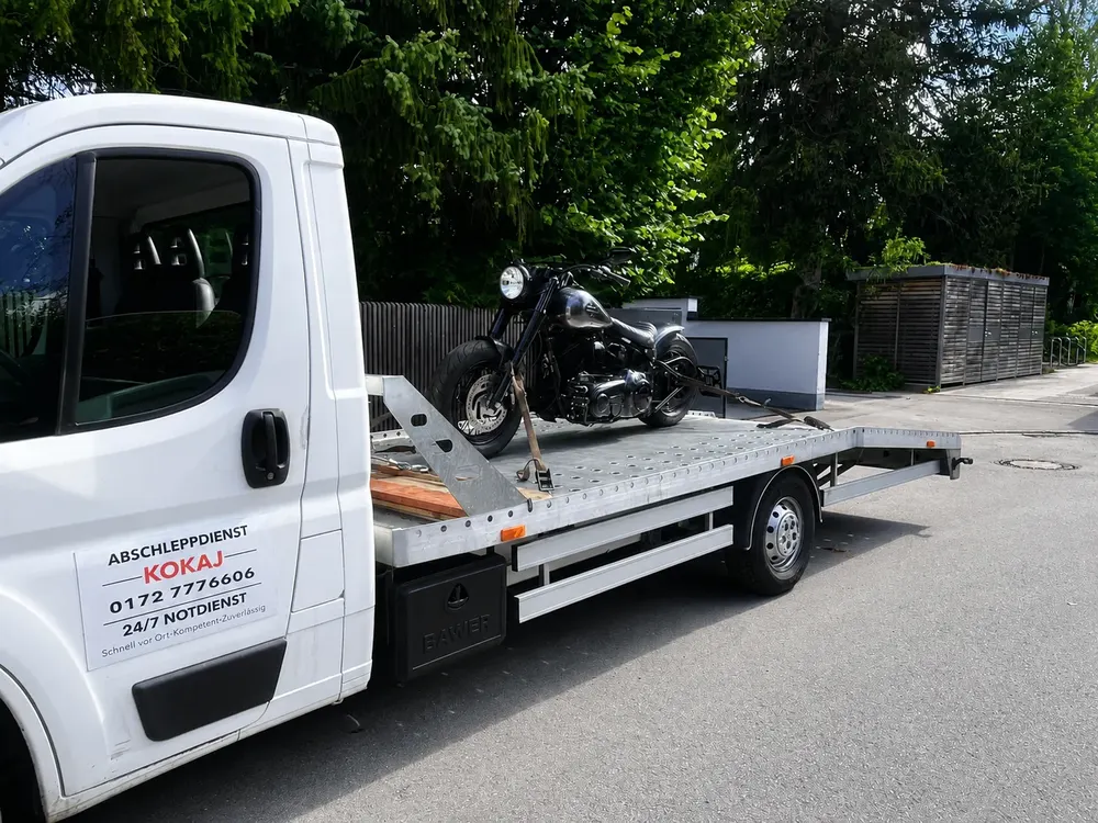 Motorrad-Transport