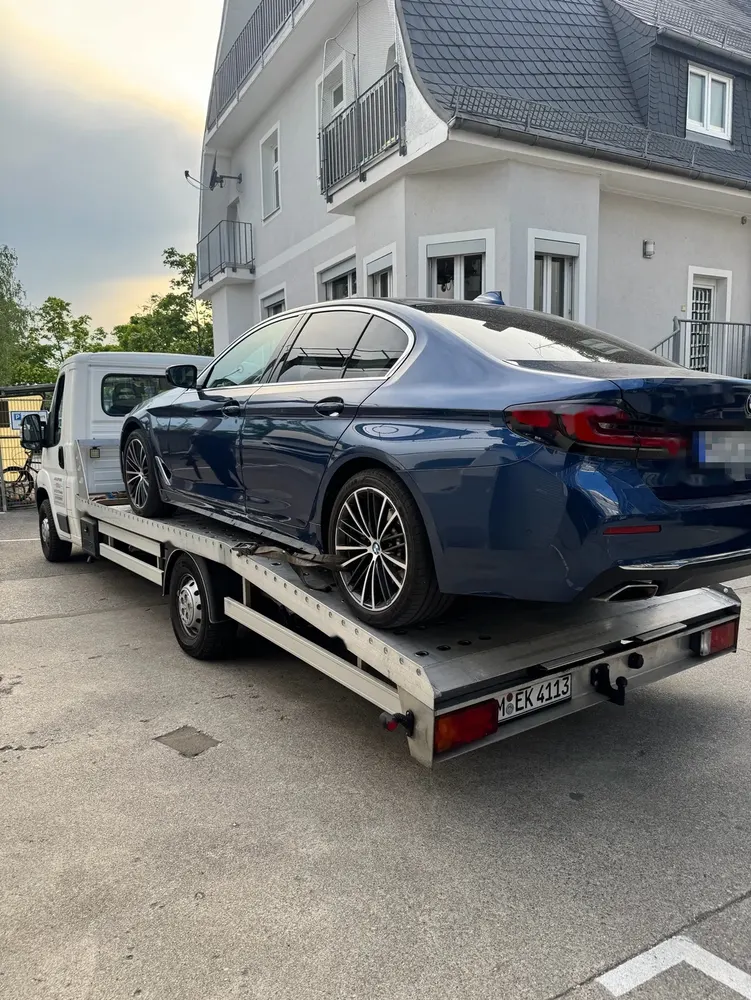 BMW 5er – Sonnenuntergang