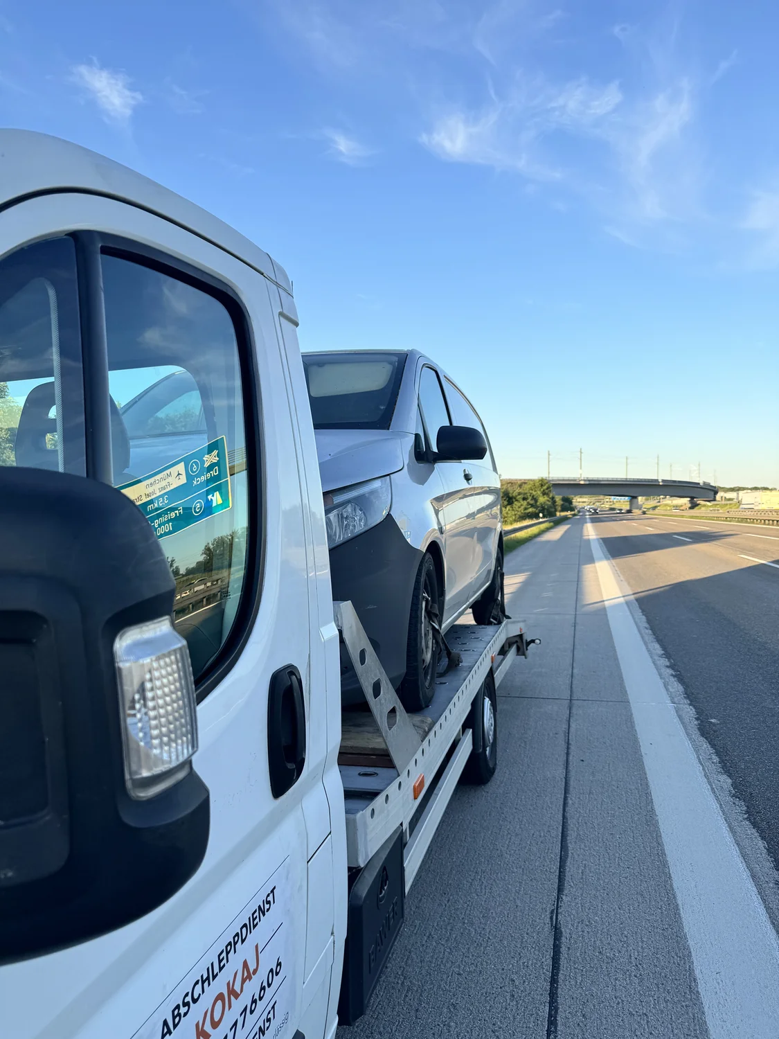 Autobahn-Einsatz Morgenröte