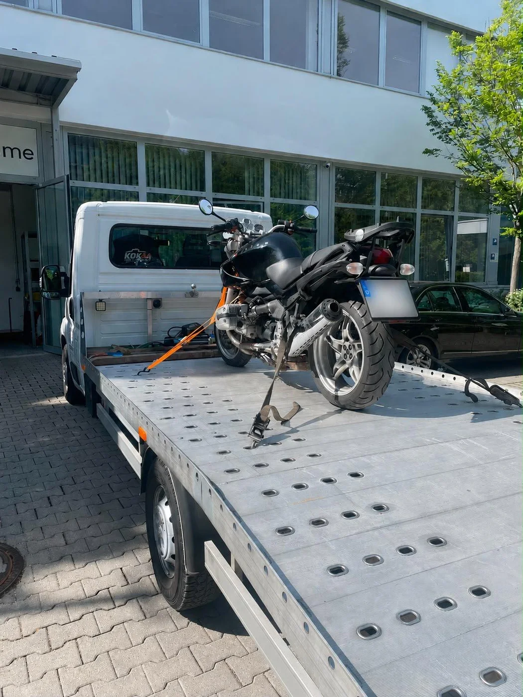 Motorradtransport mit KOKAJ